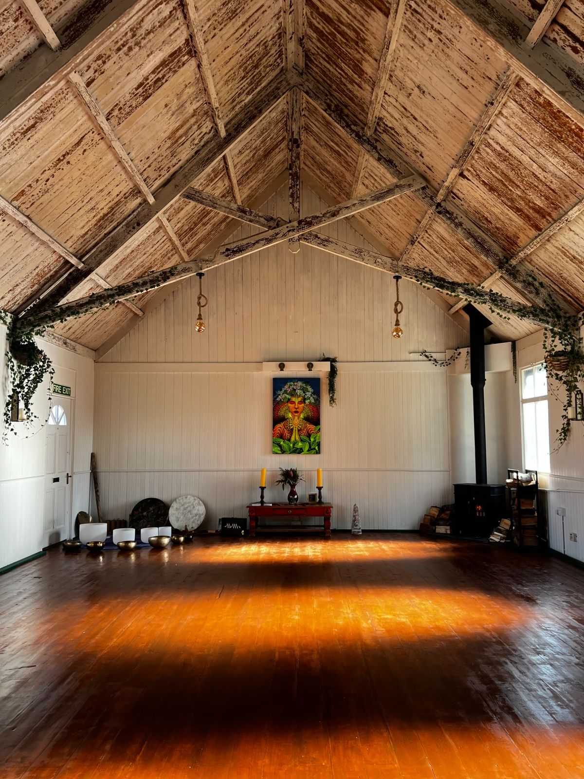 Yoga studio for hiring.